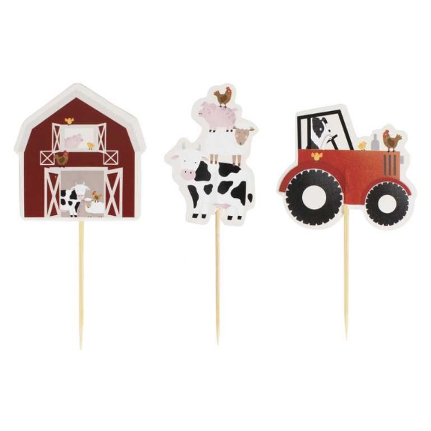 Picture of Cupcake toppers - Farm (12pcs)