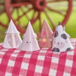 Picture of Party hats - Farm (8pcs)