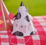 Picture of Party hats - Farm (8pcs)