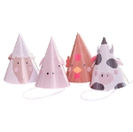 Picture of Party hats - Farm (8pcs)