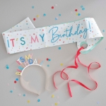 Picture of It's My Birthday Sash & Headband