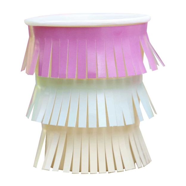 Picture of Hawaiian Tassel Fringe Paper Cups (8pcs)