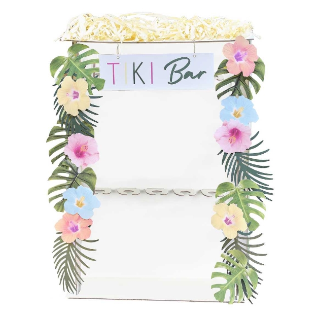 Picture of Hawaiian Tiki Bar Drinks Stand with Grazing Board