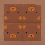 Picture of Paper cocktail napkins - Woodland animals (20pcs)