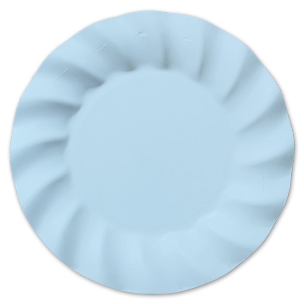 Picture of Paper  platters (30cm) - Light blue (6pcs)