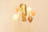 Picture of Foil balloon Number 1 - Giraffe, 42x90 cm