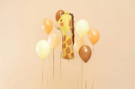 Picture of Foil balloon Number 1 - Giraffe, 42x90 cm