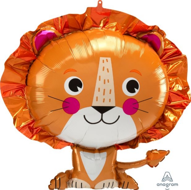 Picture of Foil Balloon Lion with mane