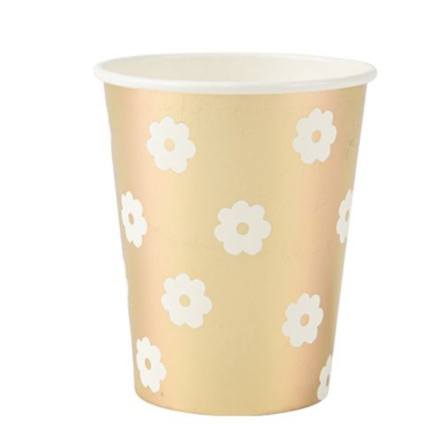 Picture of Paper cups - Daisies (8pcs)