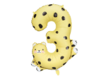 Μπαλόνι foil Αριθμός 3 Cheetah 98εκ