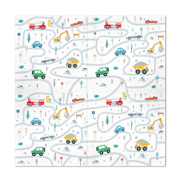 Picture of Paper napkins - Cars (10pcs)