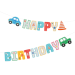 Γιρλάντα Happy birthday - Αυτοκίνητα 