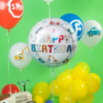 Μπαλόνι Foil Happy birthday - Αυτοκίνητα 