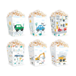 Picture of Boxes for pop corn - Cars (6pcs)
