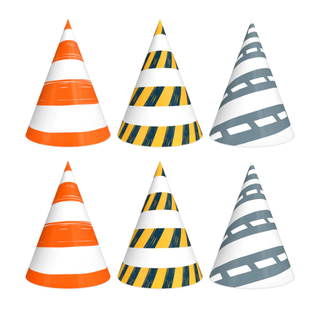 Picture of Party hats - Cars (6pcs) 