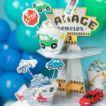 Picture of Cake topper - Cars (8pcs)