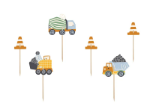 Picture of Cupcake toppers - Construction (6pcs)