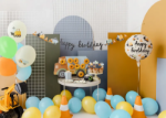 Γιρλάντα - Happy birthday Construction vehicles