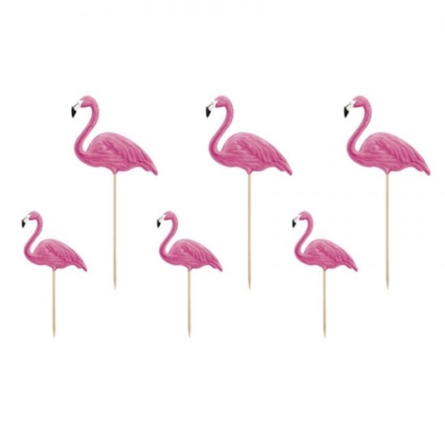 Picture of Decorative sticks - Flamingo