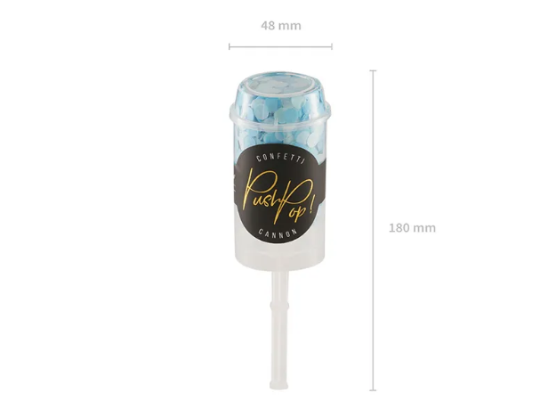 Picture of Confetti push pop - Blue 