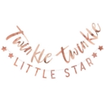 Picture of Rose gold twinkle twinkle bunting