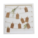 Picture of Guestbook - Wooden Peg & String & Tag Frame