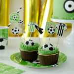 Picture of Cupcake toppers - Football (6pcs)