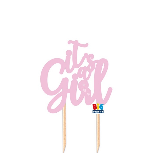 Picture of Cake topper - It's a girl