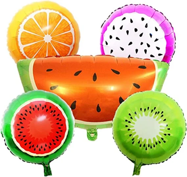 Picture of Foil balloons set - Fruits