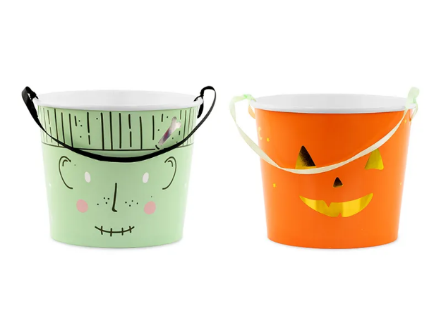 Picture of Paper treat buckets - Halloween (2pcs)