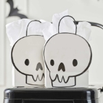 Picture of Gift bags - Skull Halloween (6pcs) 13,6x14x10cm.