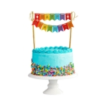 Picture of Cake topper - Happy Birthday rainbow