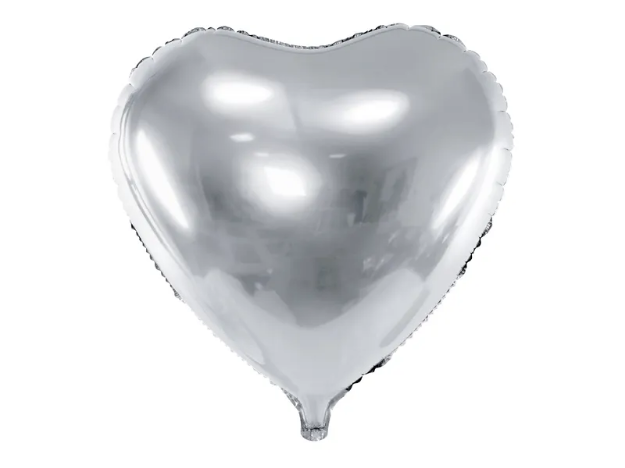 Picture of Heart Balloon - Silver
