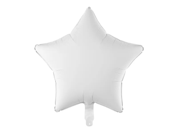 Picture of Foil balloon star - White (48cm)