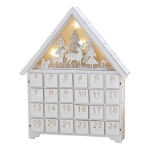 Picture of Wooden Light Up Christmas Advent Calendar