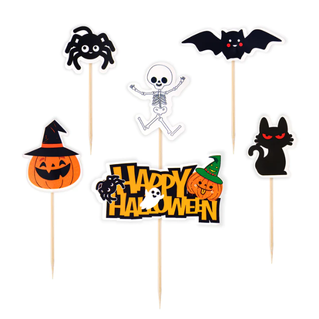 Picture of Cupcake toppers - Halloween (6pcs)