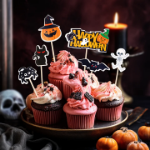 Διακοσμητικά sticks για cupcakes - Halloween (6τμχ) 