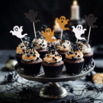 Picture of Cupcake toppers - Glitter ghosts (6pcs)