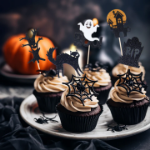 Διακοσμητικά sticks για cupcakes - Scary halloween (5τμχ) 