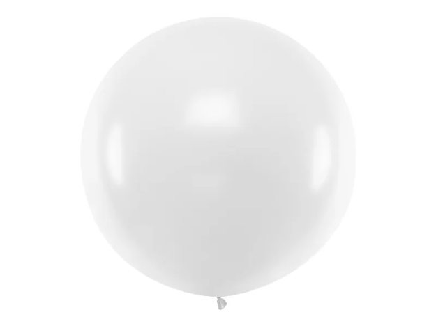 Picture of Round Balloon - White (1m)