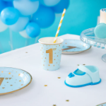 Picture of Paper cups - 1st Birthday blue (6pcs)