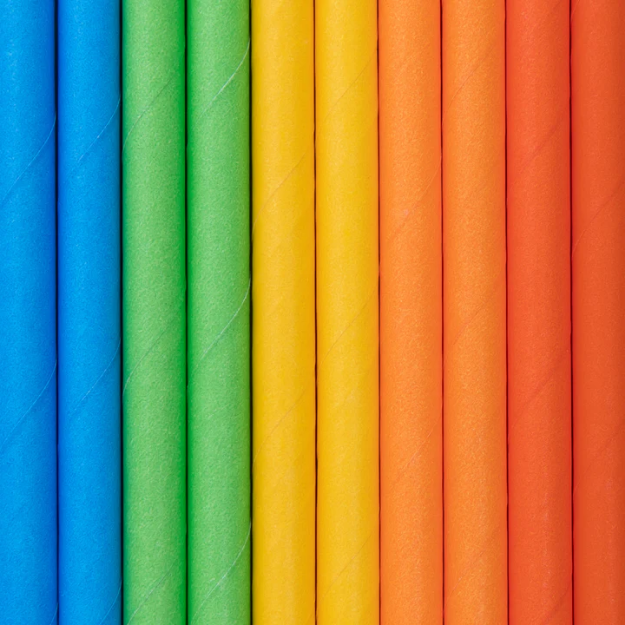 Picture of Paper straws - Bright (10pcs)