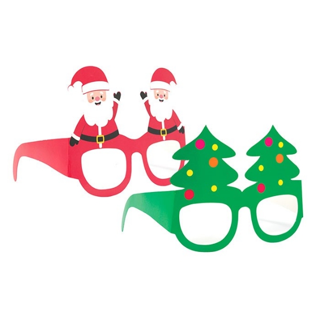 Picture of Fun Glasses - Santa (6pcs)