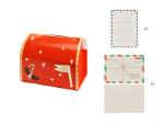 Picture of Santa's mailbox with 5 letters