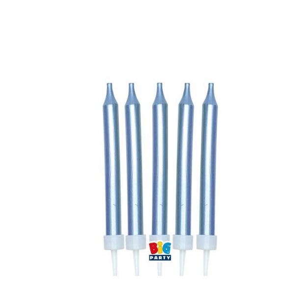 Picture of Cake Candles - Metallic blue