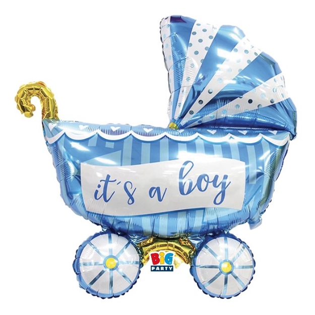 Μπαλόνι foil καρότσι - It 's a boy