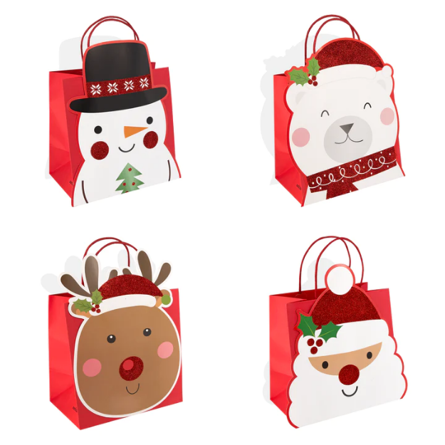 Picture of Gift bag - Xmas (1pcs)  23x23x14cm.