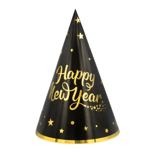 Picture of Party hats - Happy New Year (6pcs)