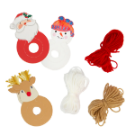 Picture of Craft kit - Christmas pom-poms (set of 6)