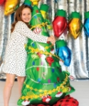 Picture of Large Foil Balloon - Christmas tree